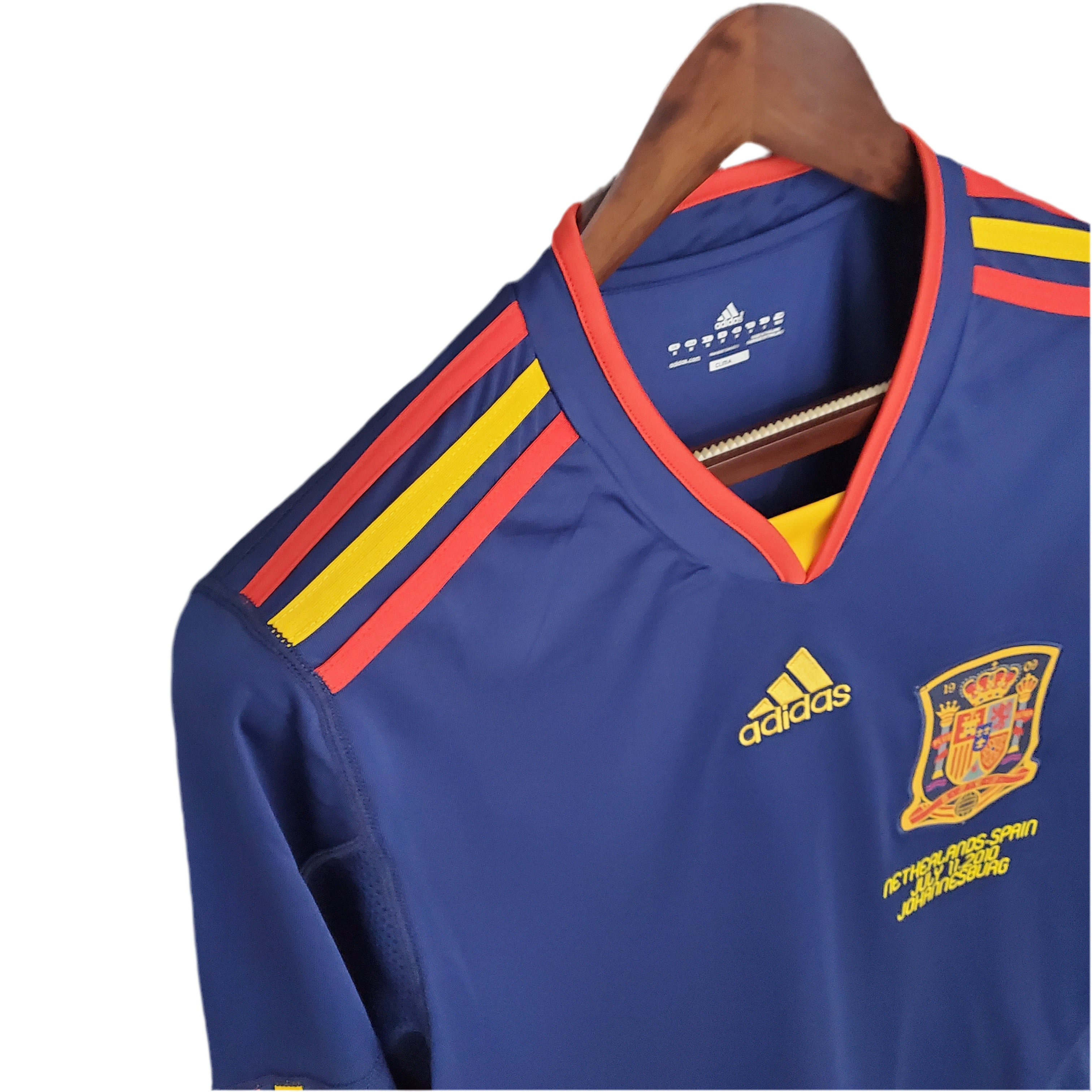 Trikot Long Sleeve Selection Espanha II 2010 - Blue