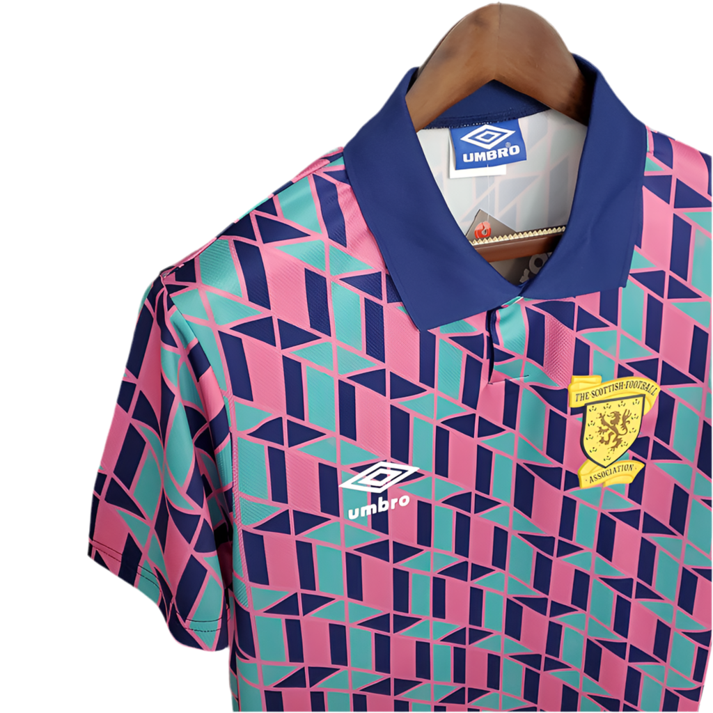 Trikot Escócia Retro 1988/1989 Pink