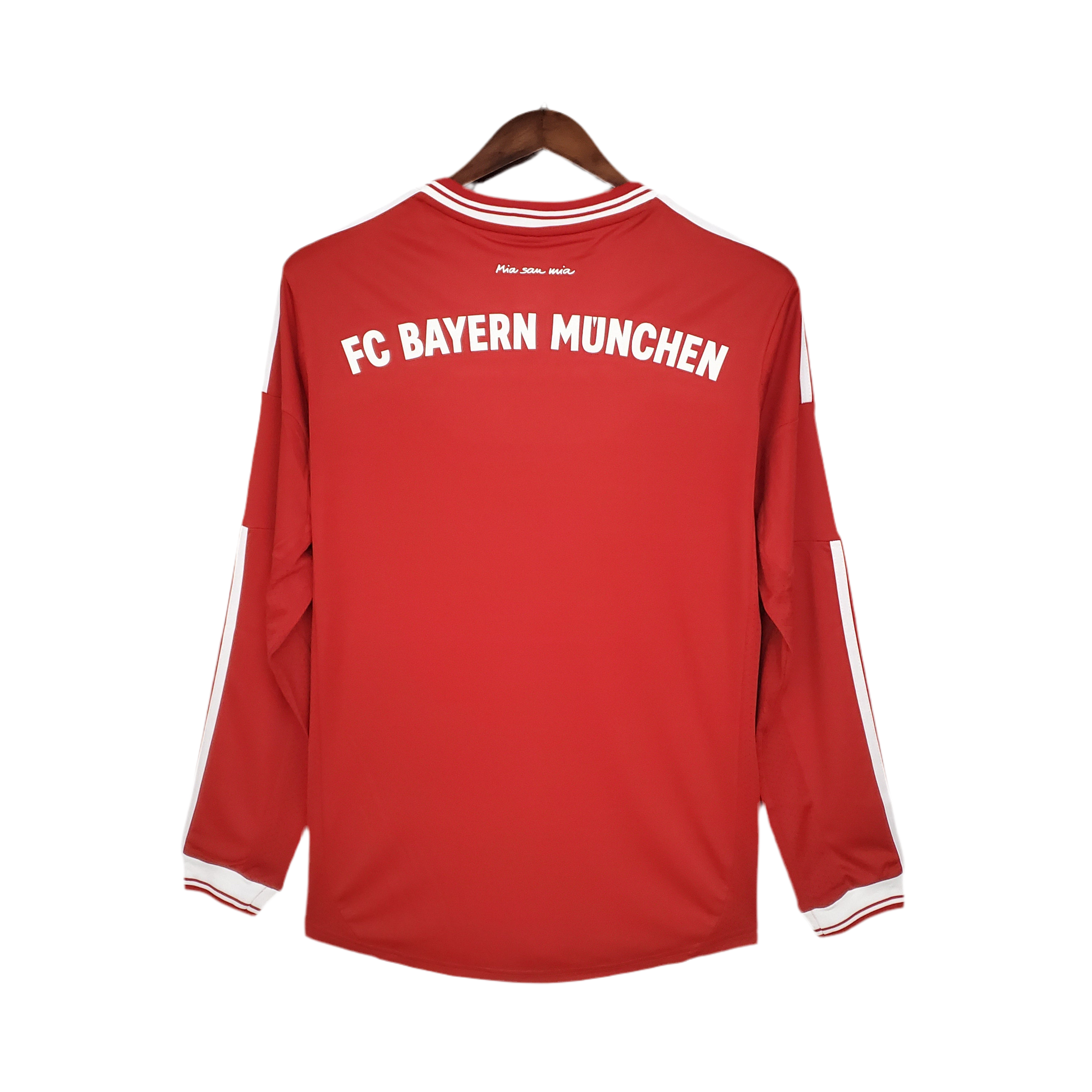 Trikot Long Sleeve Bayern de Munique Champions League 2013/14 - Red
