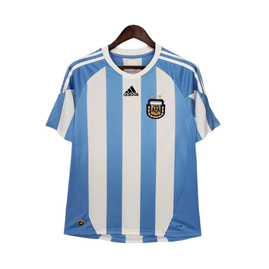 Trikot Argentina Retro 2010 Blue and White