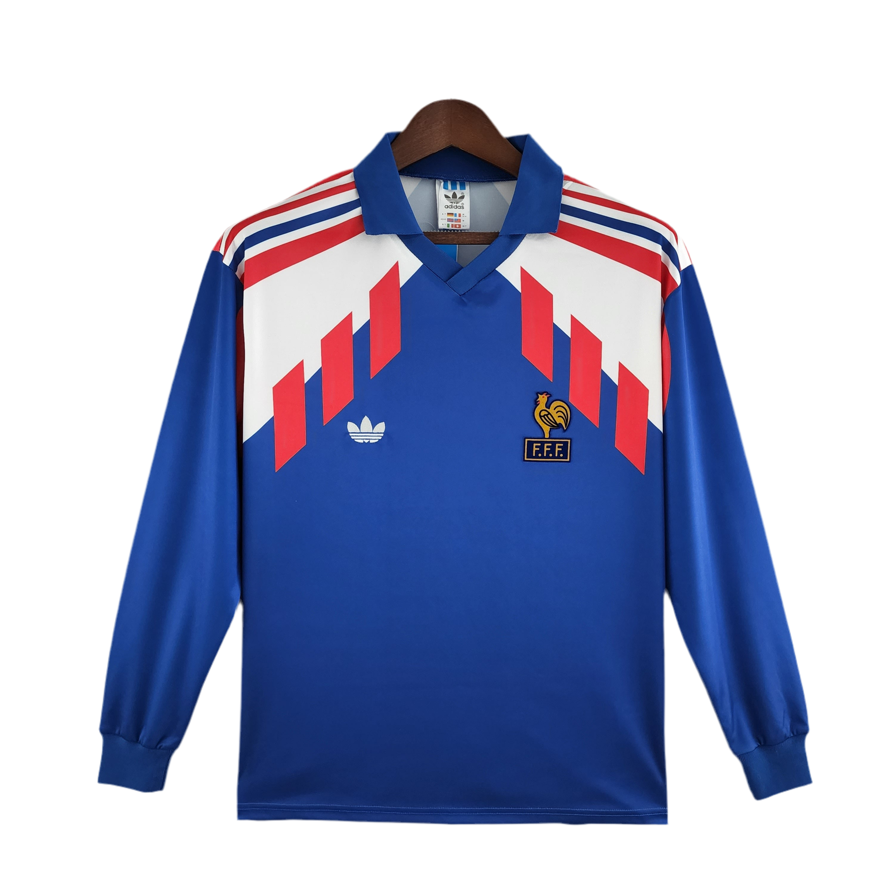 Trikot Long Sleeve Selection França 88/90 - Blue