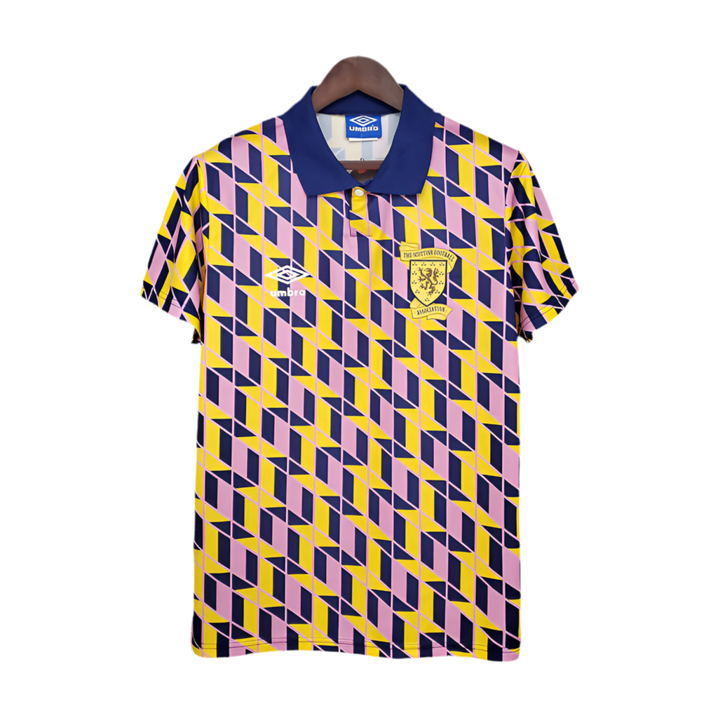 Trikot Escócia Retro 1988/1989 Yellow