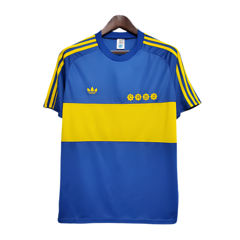 Trikot Boca Juniors Retro 1981 Blue and Yellow