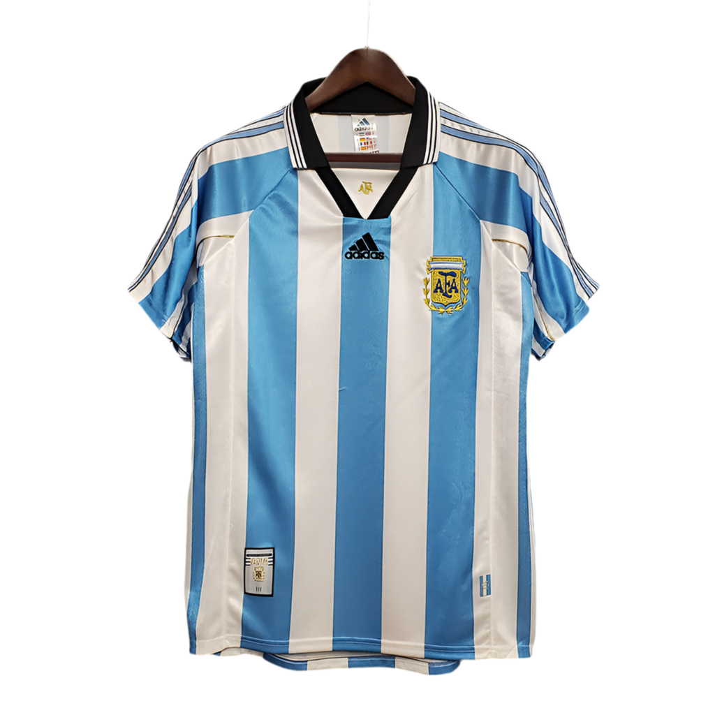 Trikot Selection Argentina Retro 1998 Blue and White