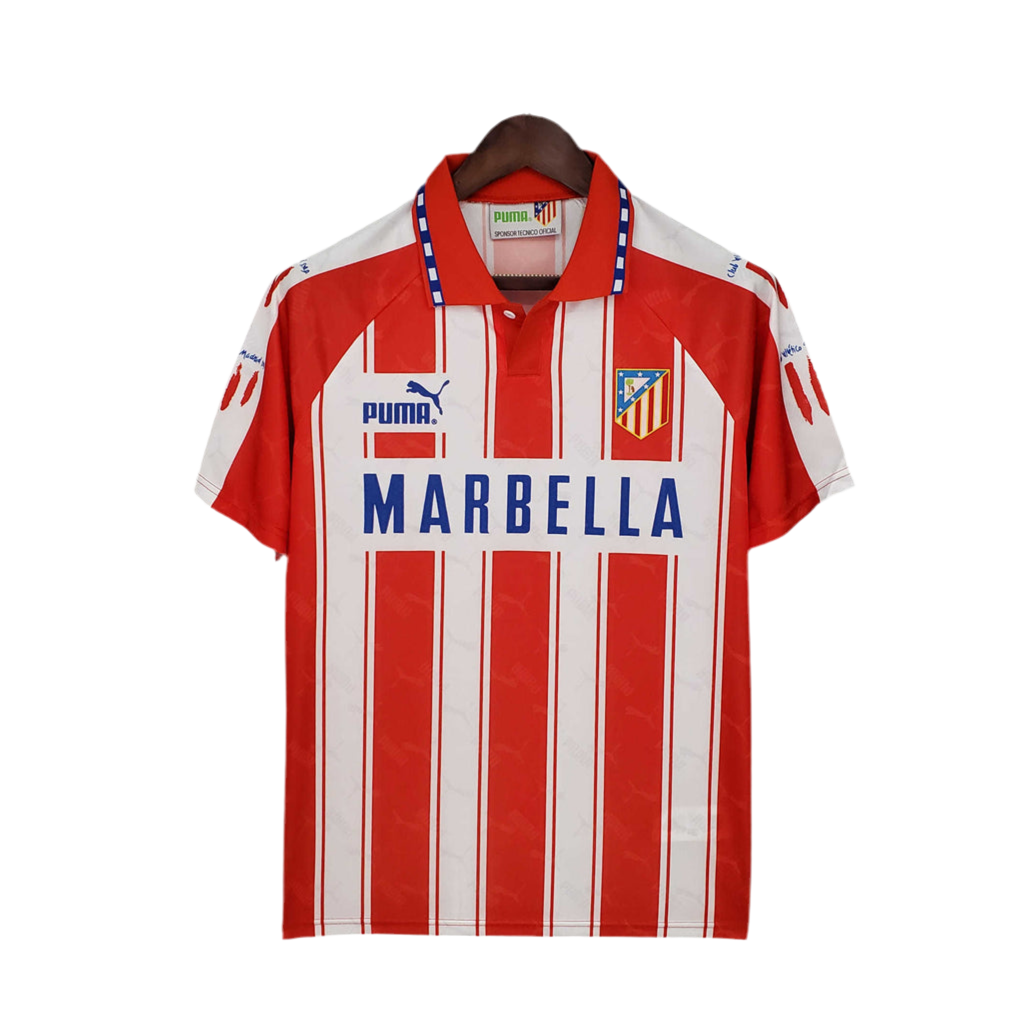 Trikot Atlético de Madrid Retro 1994/1995 - White and Red