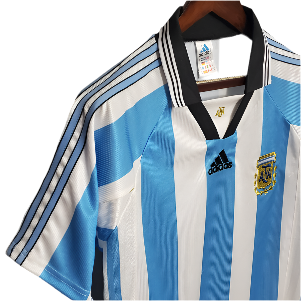 Trikot Selection Argentina Retro 1998 Blue and White