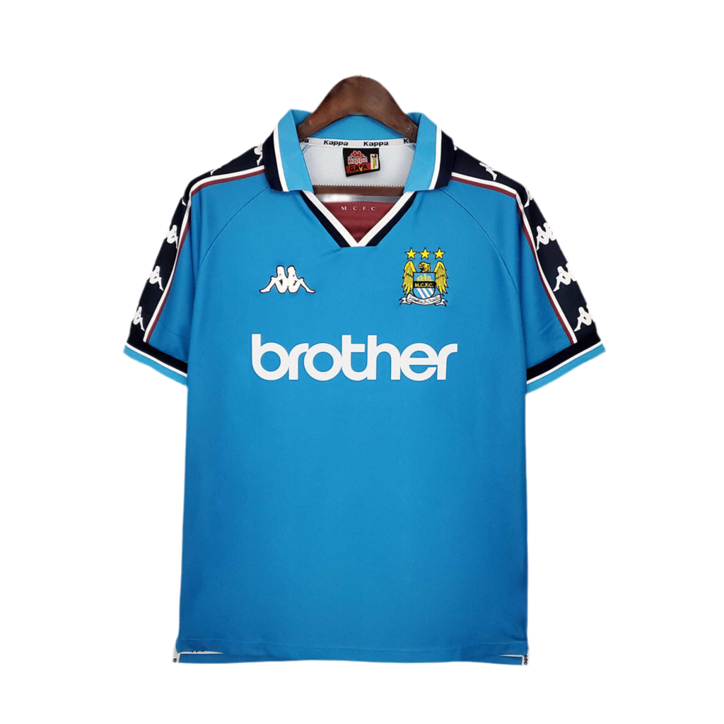 Trikot Manchester City Retro 1997/1998 - Blue