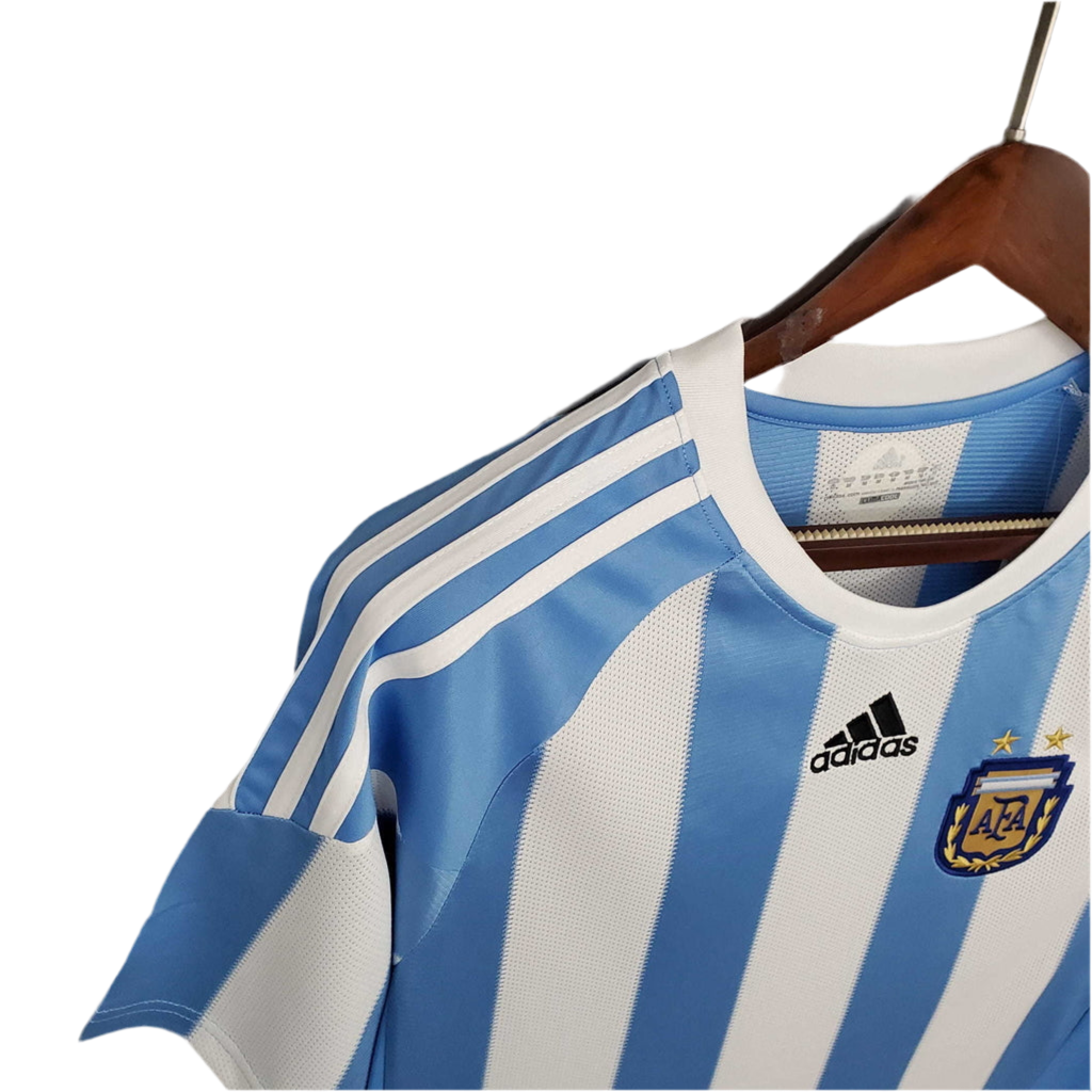 Trikot Argentina Retro 2010 Blue and White