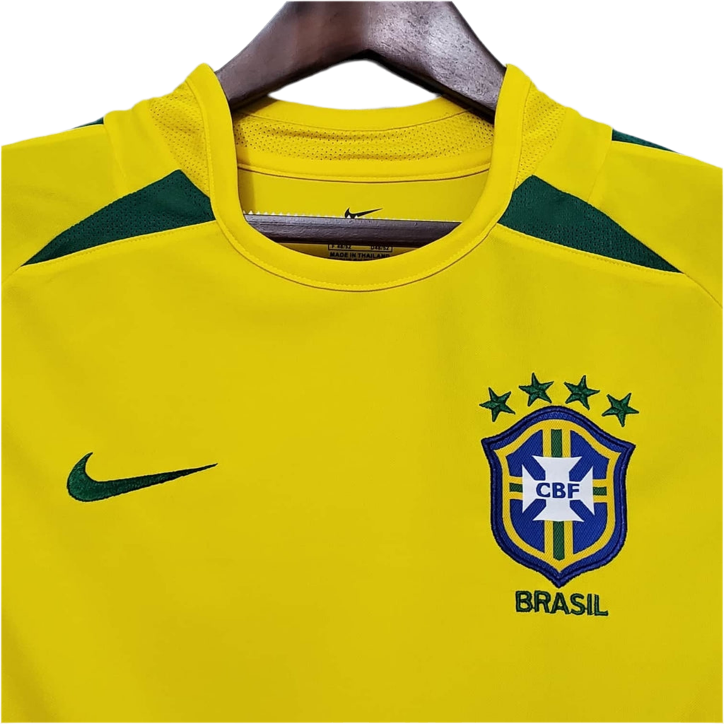 Trikot Selection Brazil Retro 2002 Yellow