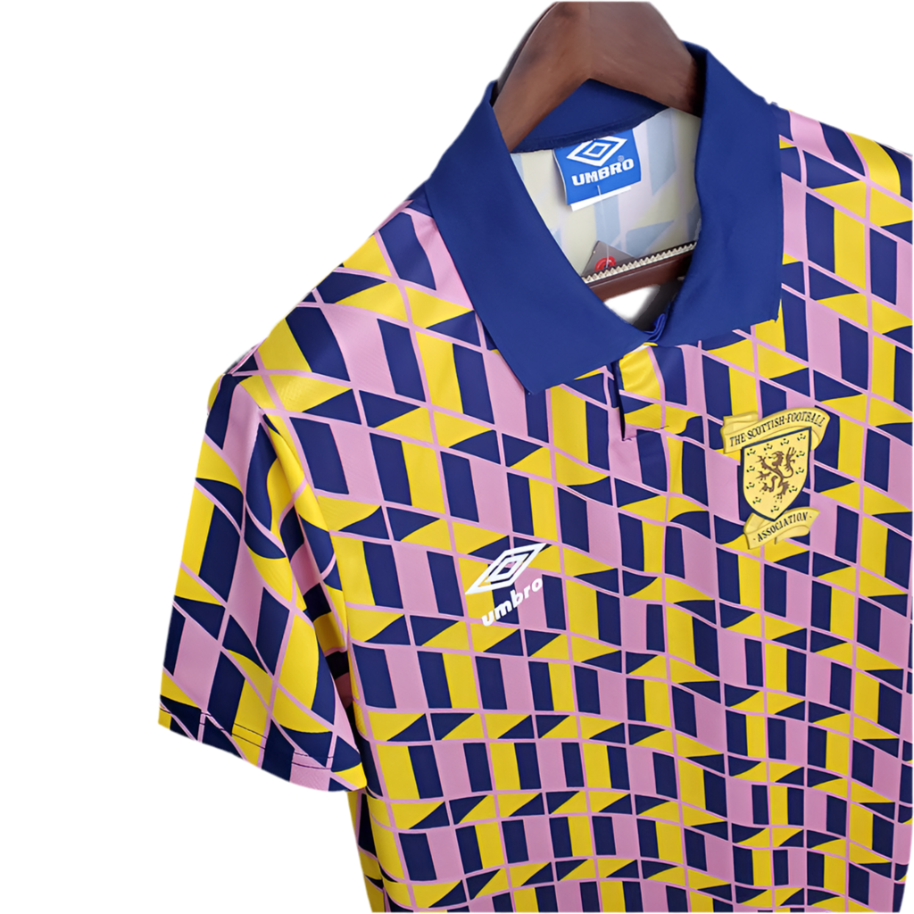 Trikot Escócia Retro 1988/1989 Yellow