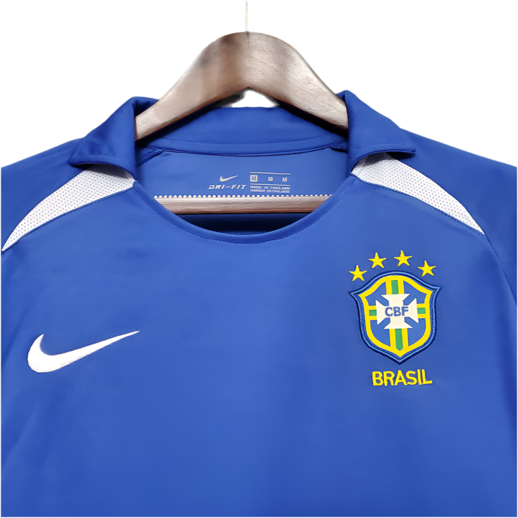 Trikot Selection Brazil Retro 2002 Blue