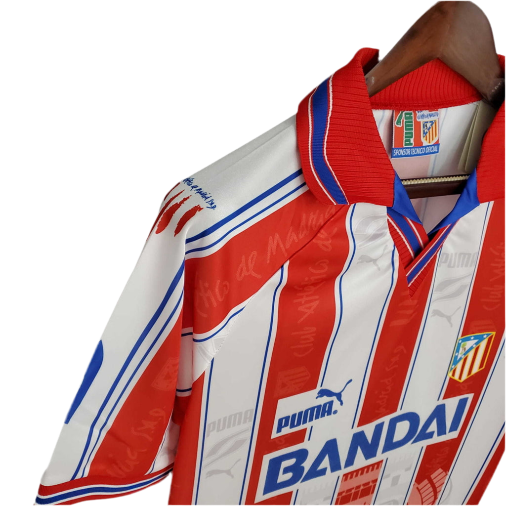 Trikot Atlético de Madrid 1996/1997 White and Red -