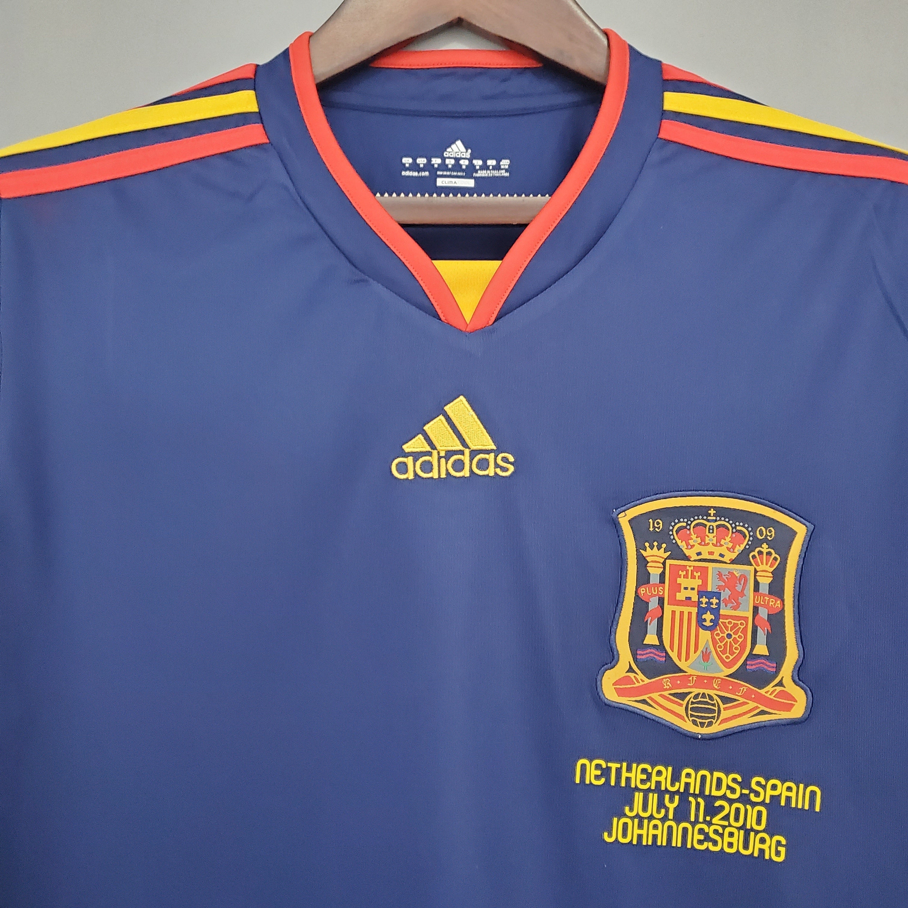 Trikot Long Sleeve Selection Espanha II 2010 - Blue