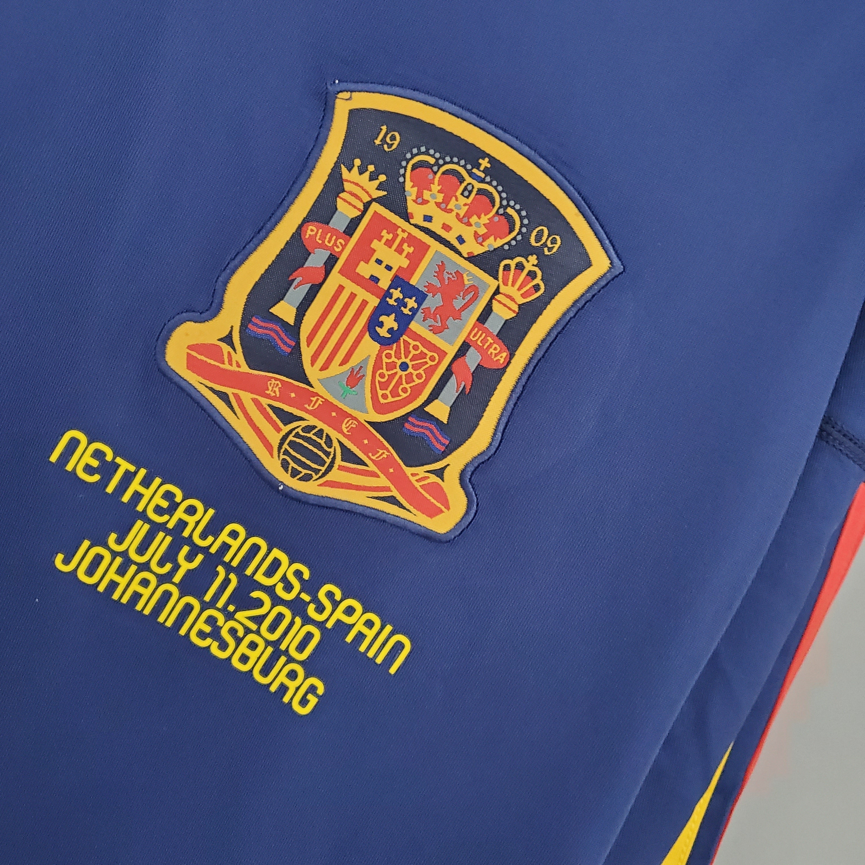Trikot Long Sleeve Selection Espanha II 2010 - Blue