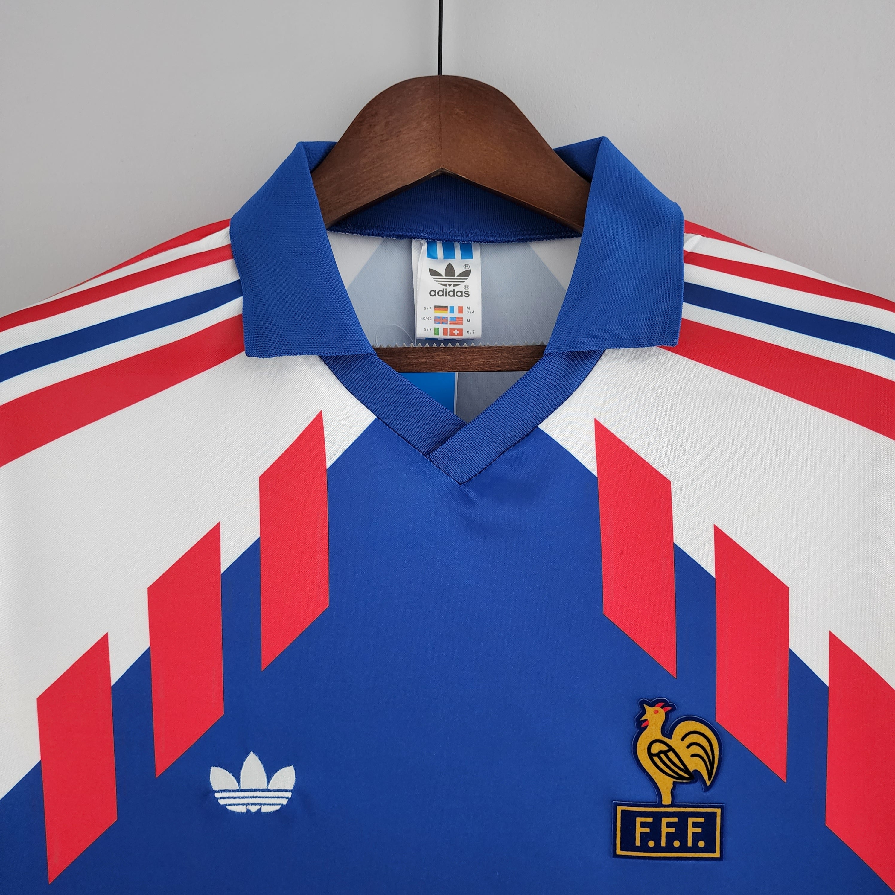 Trikot Long Sleeve Selection França 88/90 - Blue