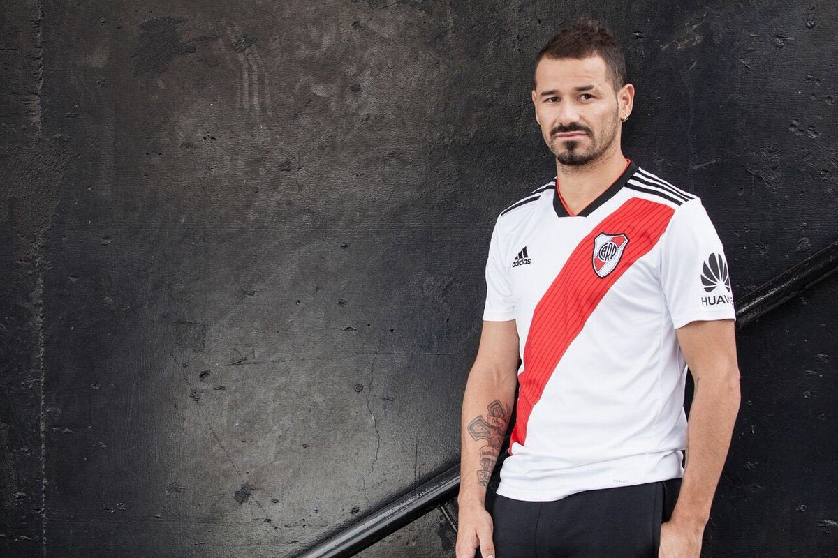 Trikot River Plate I 18/19 - White and Red