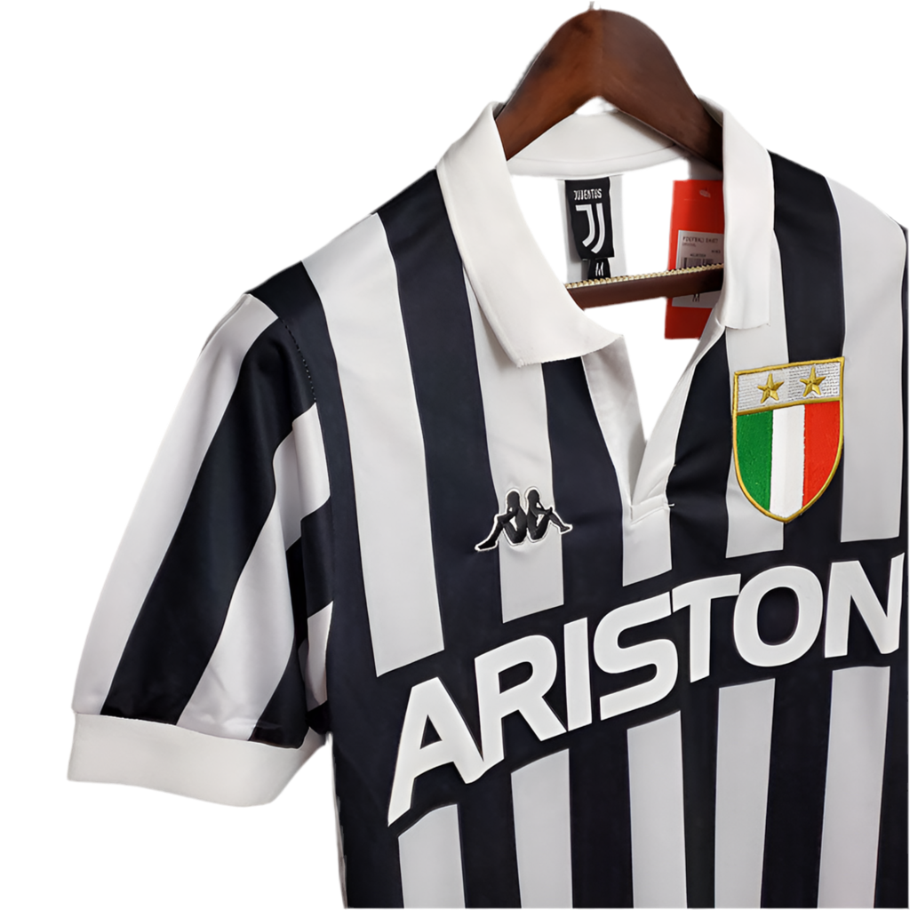Trikot Juventus Retrô 1984/1985 - Black and White