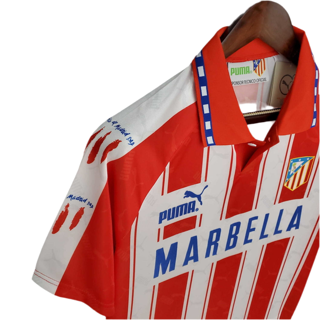 Trikot Atlético de Madrid Retro 1994/1995 - White and Red