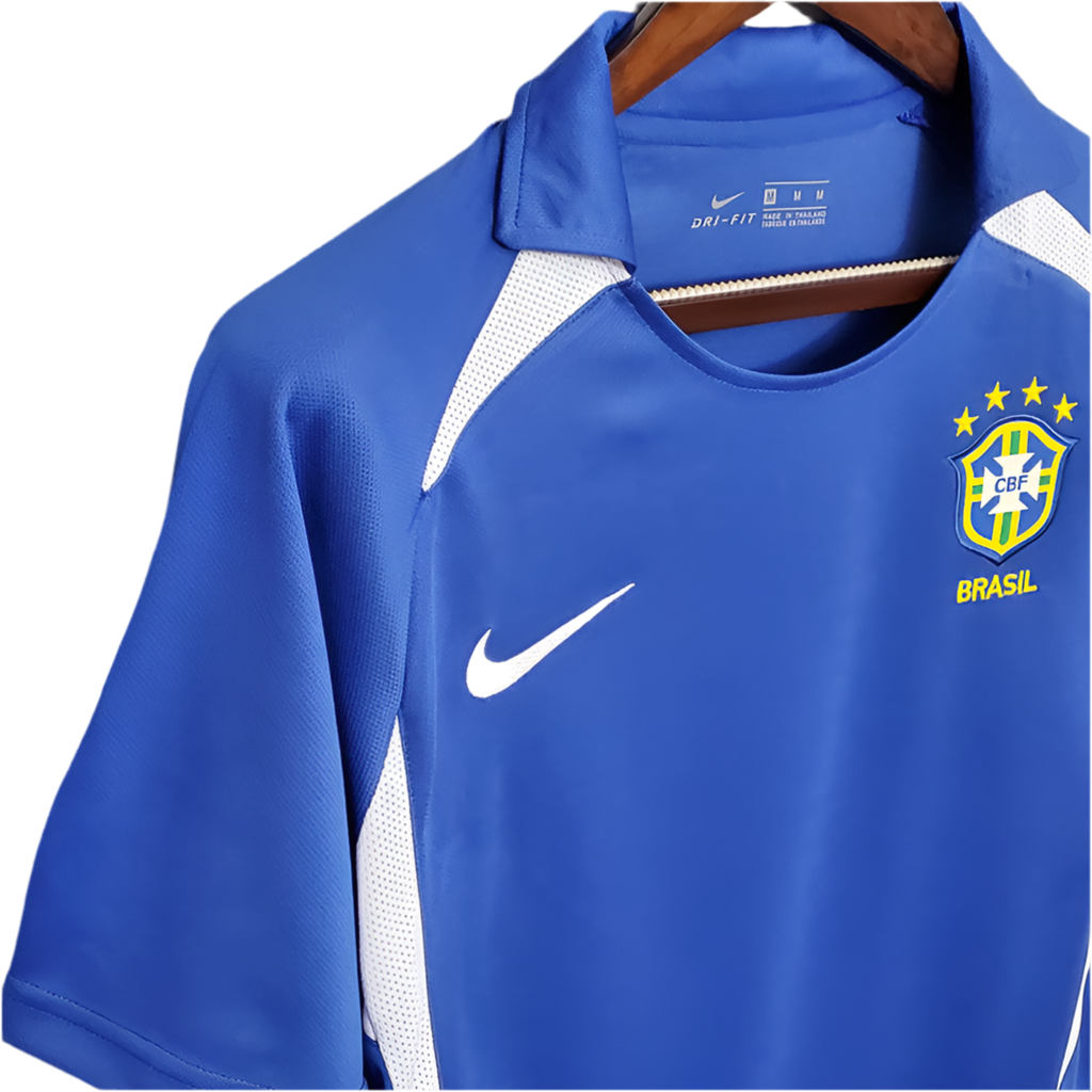Trikot Selection Brazil Retro 2002 Blue