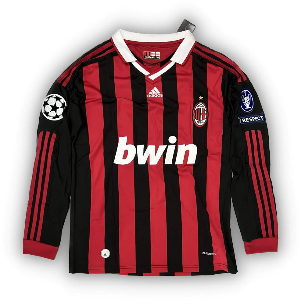 Trikot Long Sleeve AC Milan I 2009/2010 - Red