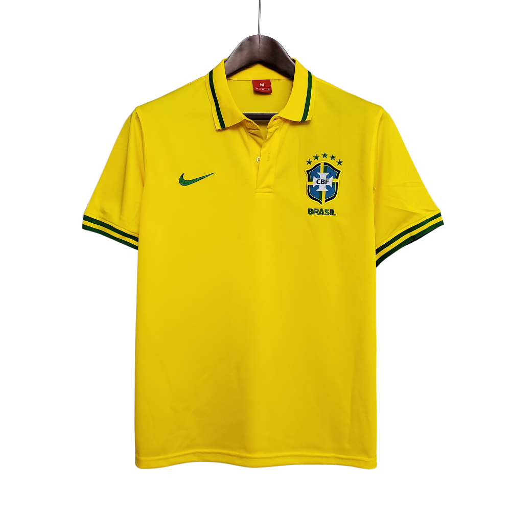 Trikot Polo Brazil Yellow - Masculina
