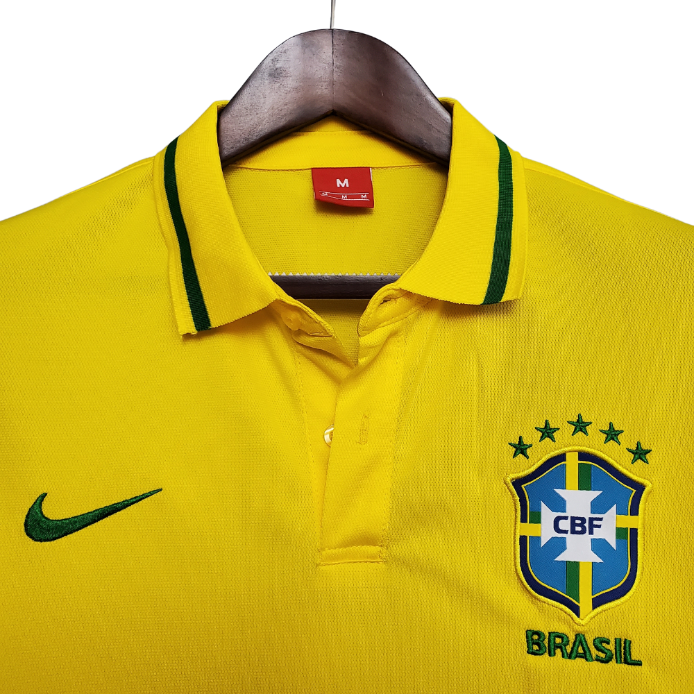 Trikot Polo Brazil Yellow - Masculina