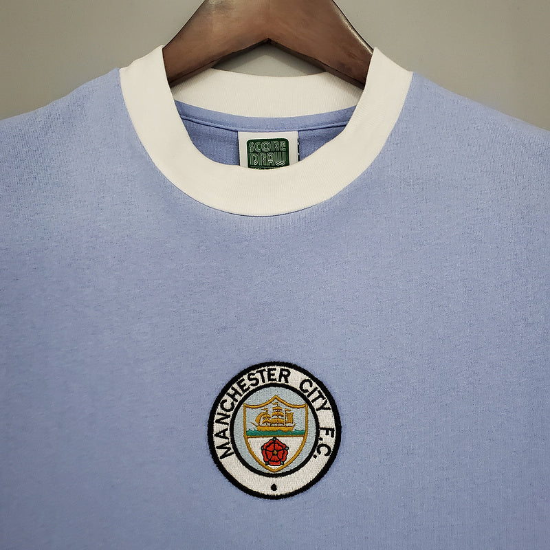 Trikot Manchester City Retro 1972 - Blue