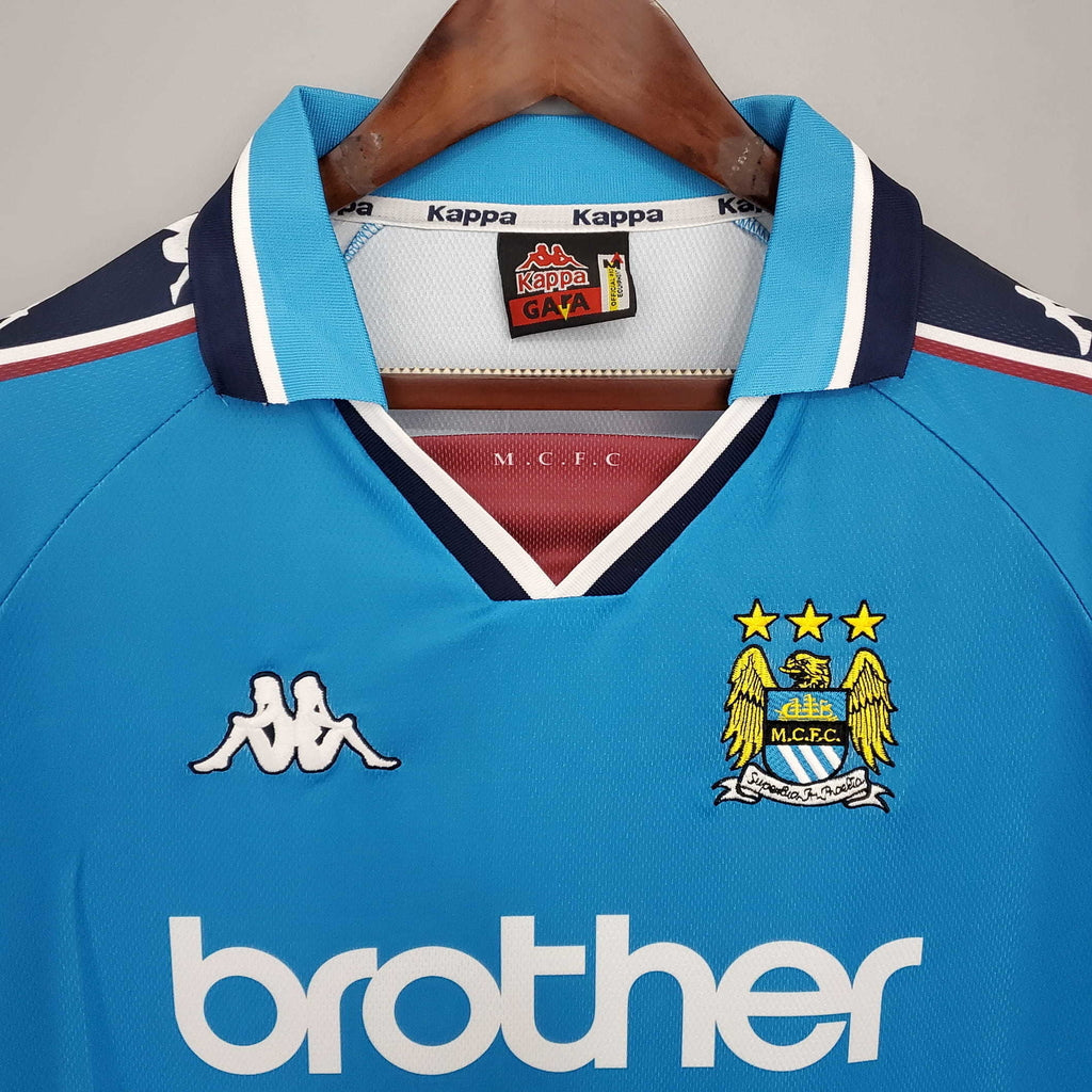 Trikot Manchester City Retro 1997/1998 - Blue