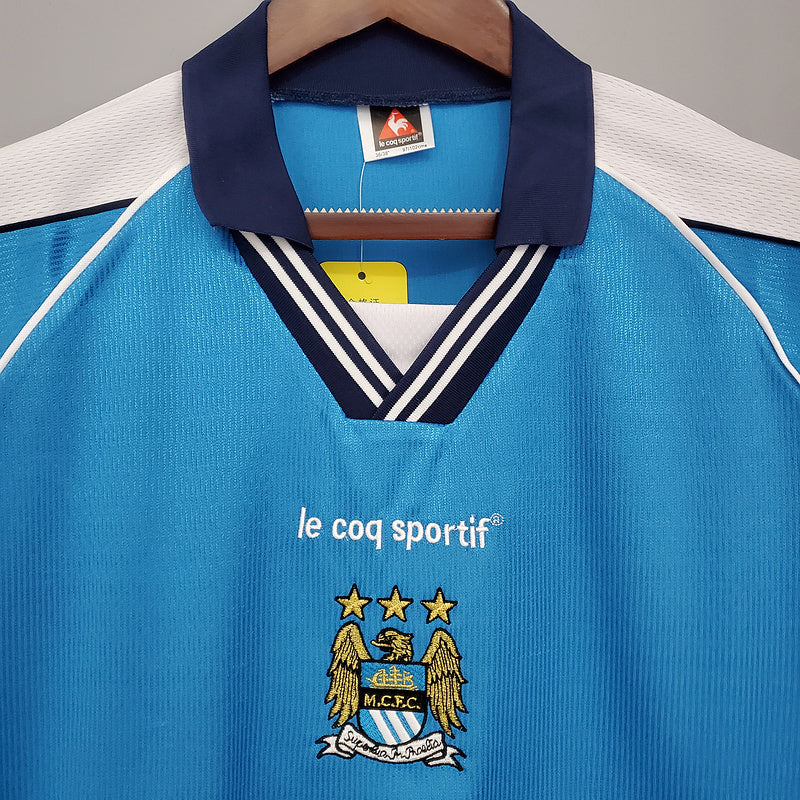 Trikot Manchester City Retro 1999/2001 Blue