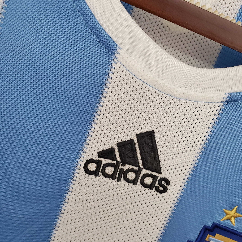 Trikot Argentina Retro 2010 Blue and White