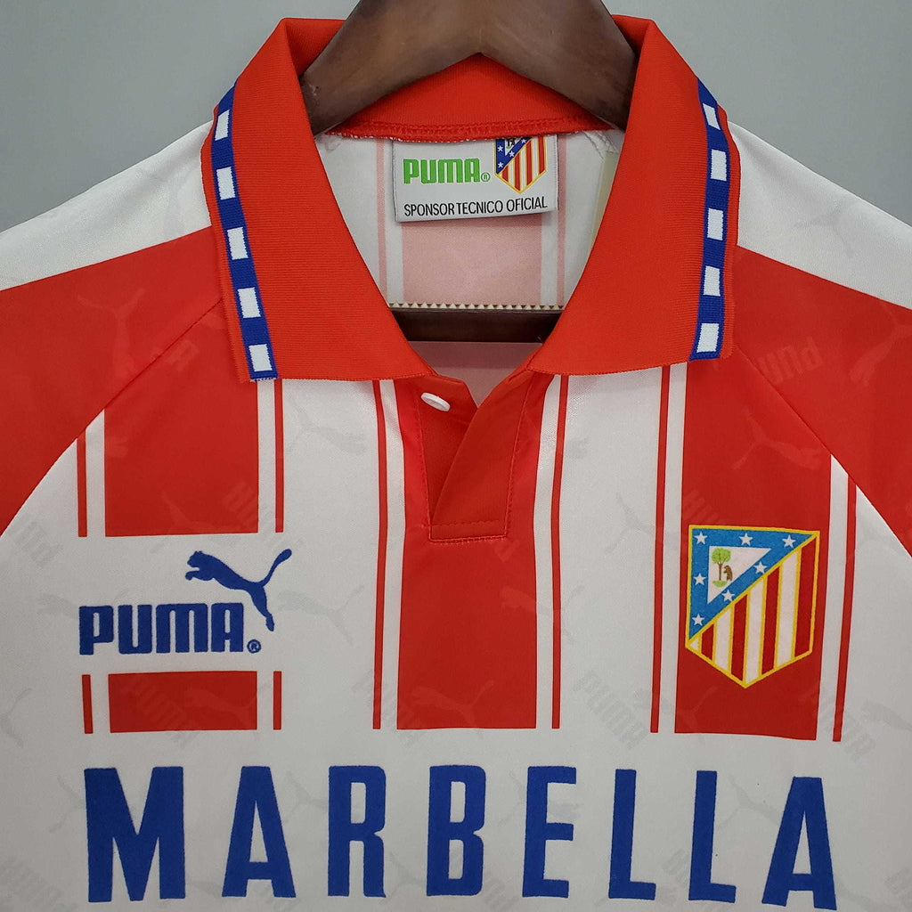 Trikot Atlético de Madrid Retro 1994/1995 - White and Red