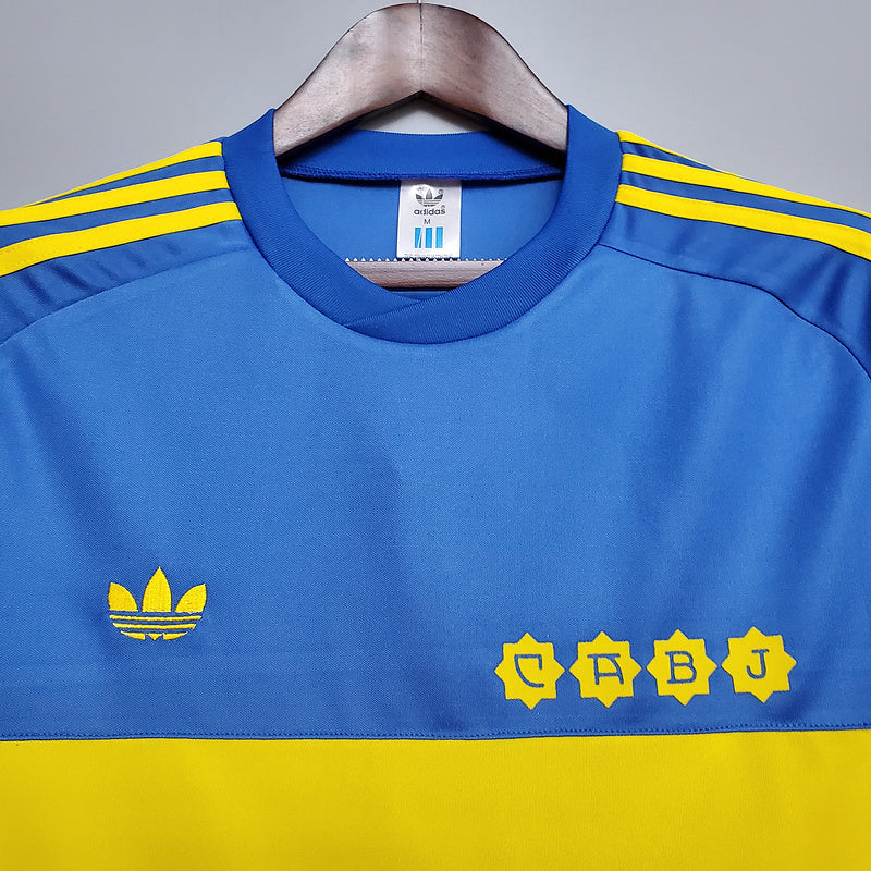 Trikot Boca Juniors Retro 1981 Blue and Yellow