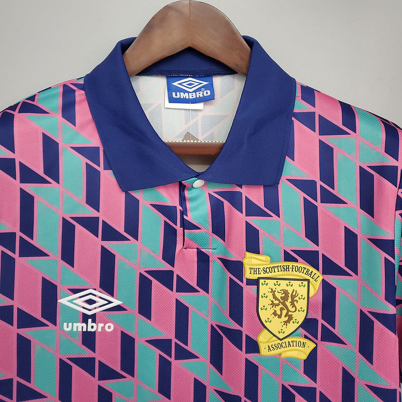 Trikot Escócia Retro 1988/1989 Pink