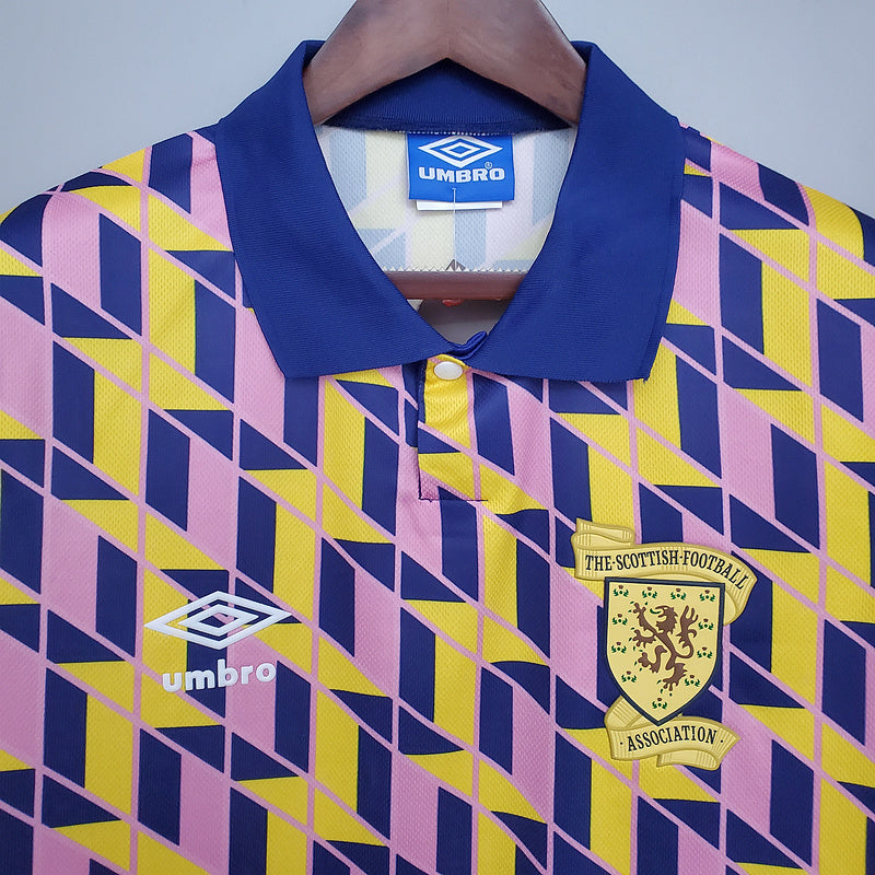 Trikot Escócia Retro 1988/1989 Yellow