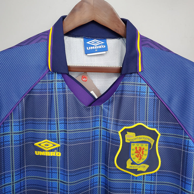 Trikot Escócia Retro 1994/1996 Blue