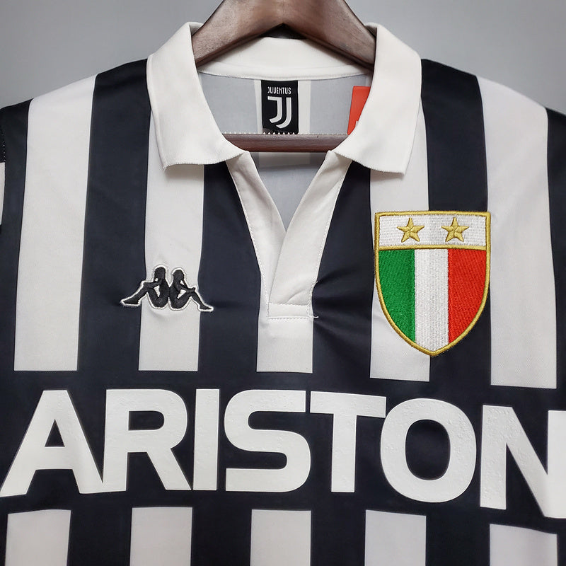 Trikot Juventus Retrô 1984/1985 - Black and White