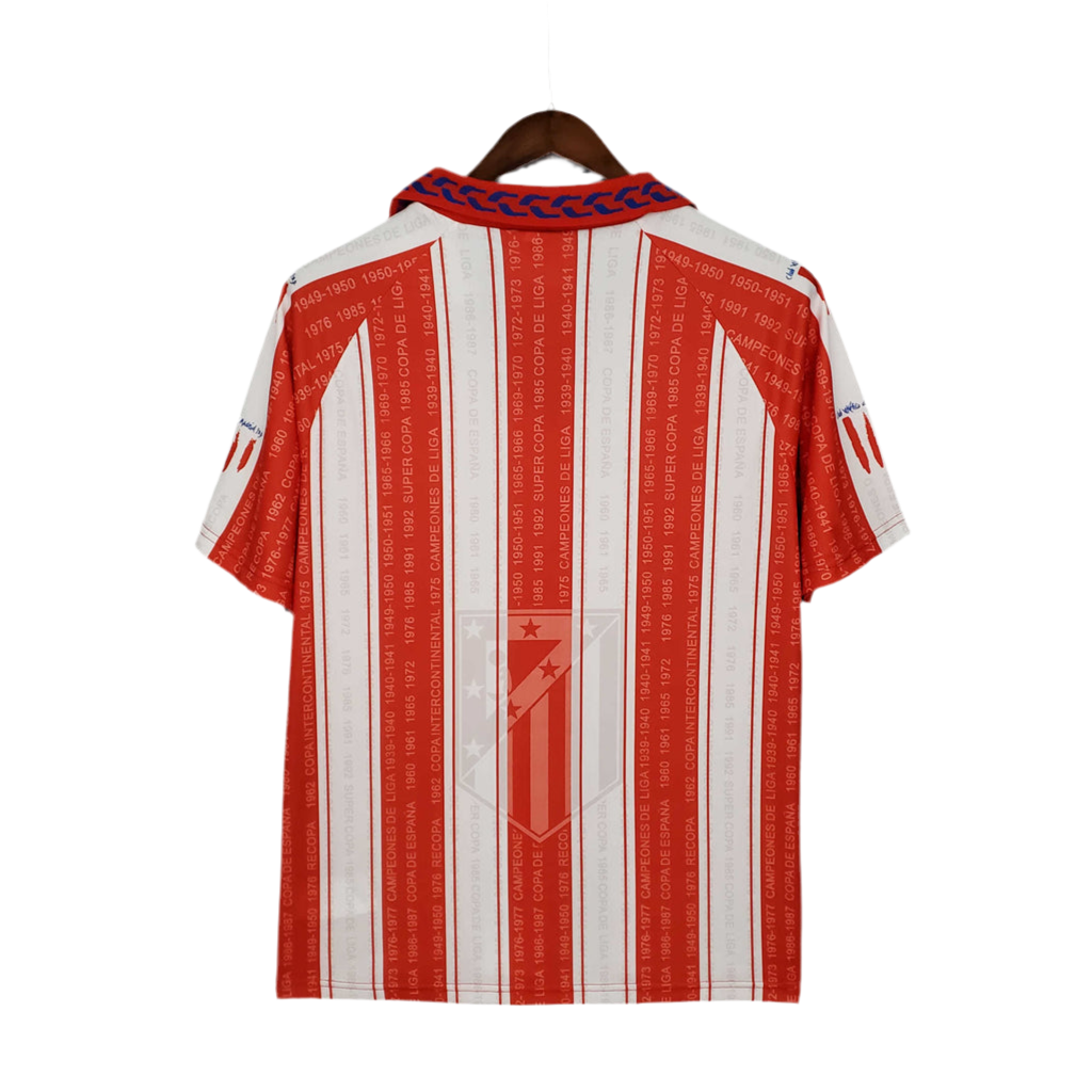 Trikot Atlético de Madrid Retro 1995/1996 - White and Red