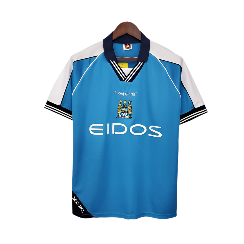 Trikot Manchester City Retro 1999/2001 Blue