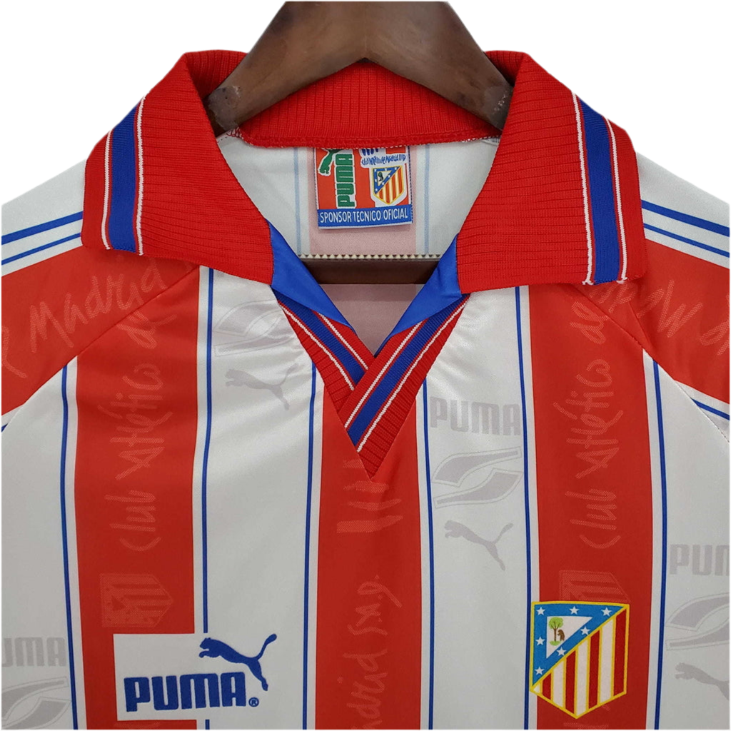 Trikot Atlético de Madrid 1996/1997 White and Red -