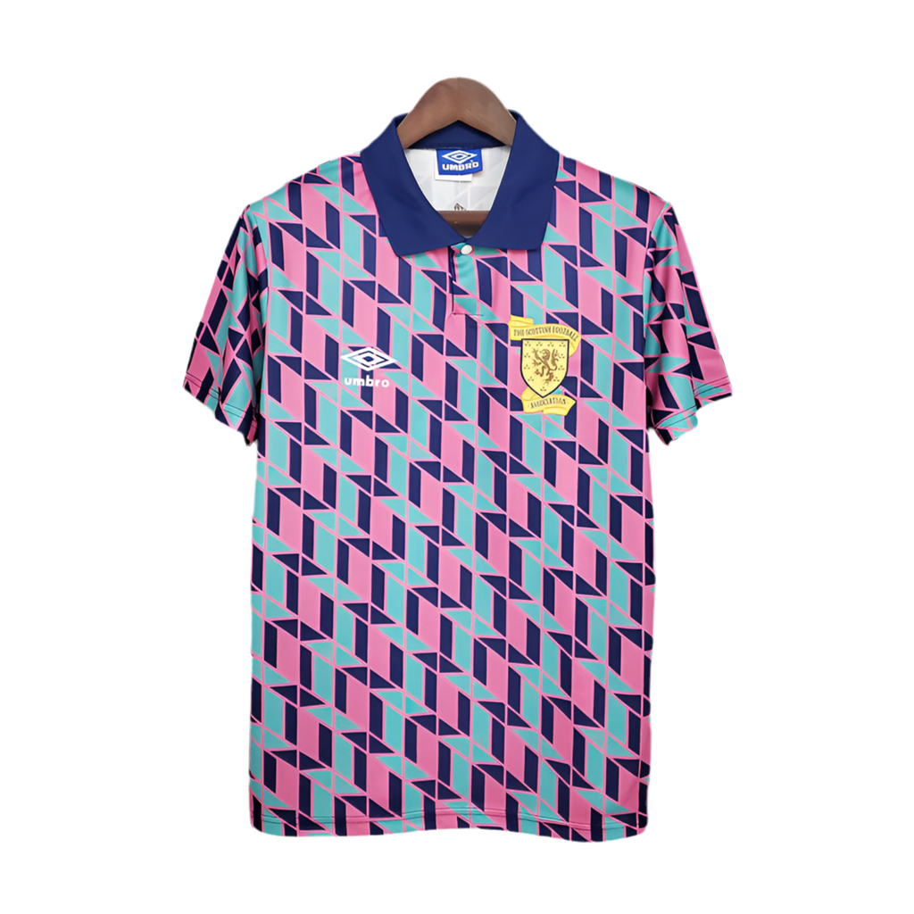 Trikot Escócia Retro 1988/1989 Pink