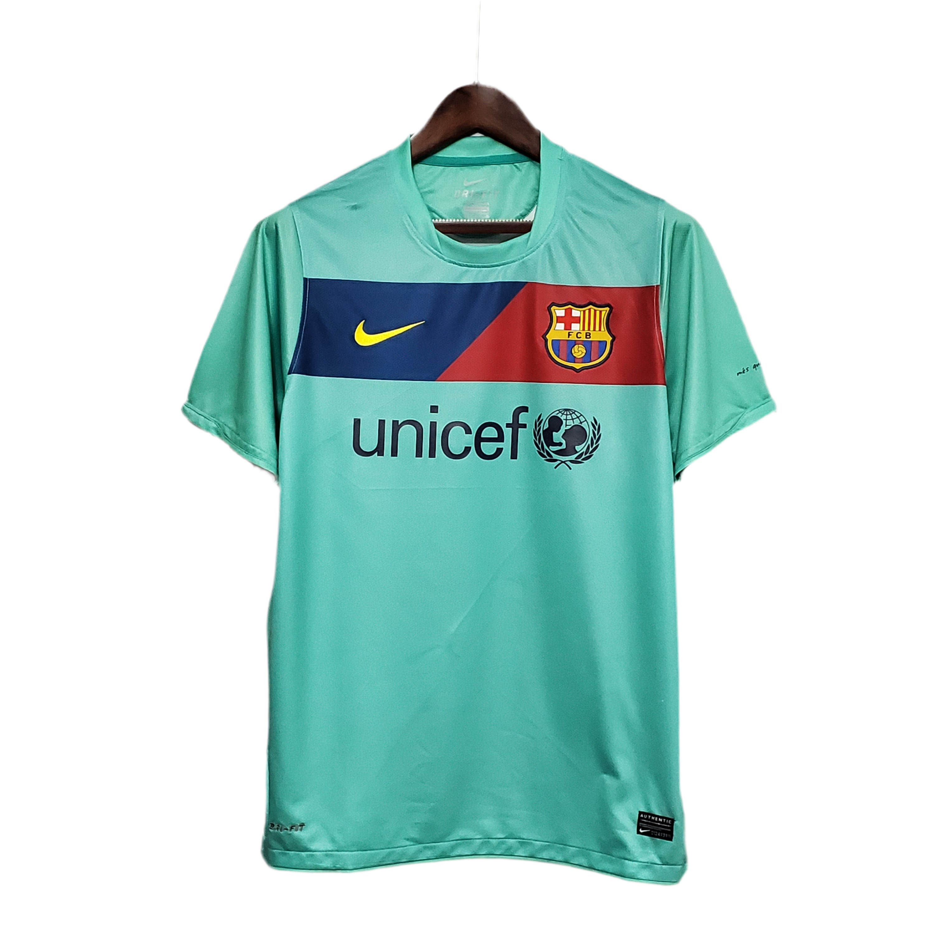 Trikot Barcelona Away 10/11 - Blue and Grená