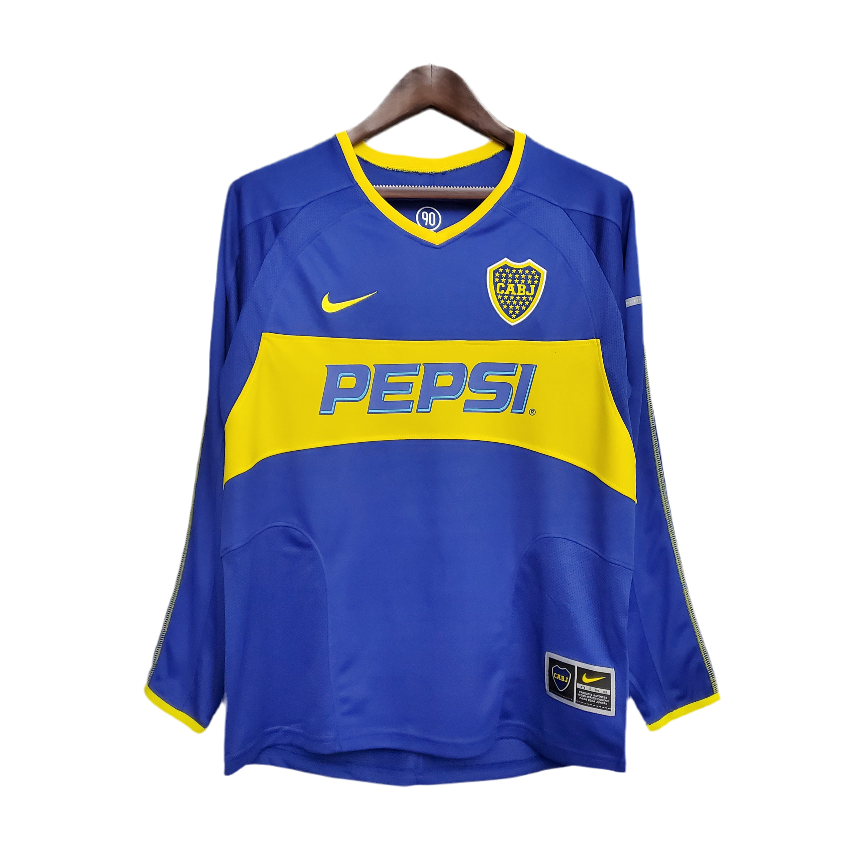 Trikot Long Sleeve Boca Juniors 03/04