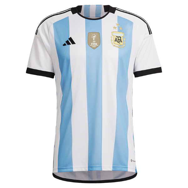 Trikot Selection da Argentina I [Patch Copa do Mundo] 2022 - Blue and White