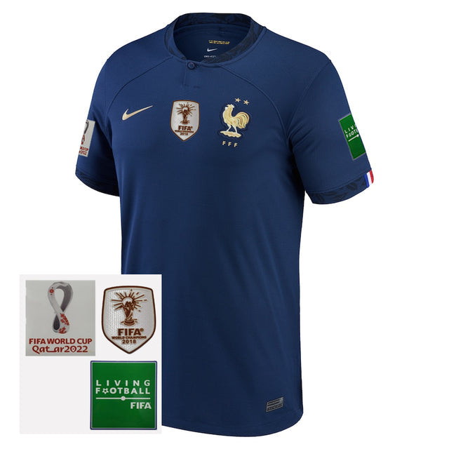 Trikot Selection França I 2022 [Patch Campeão do Mundo] - Blue