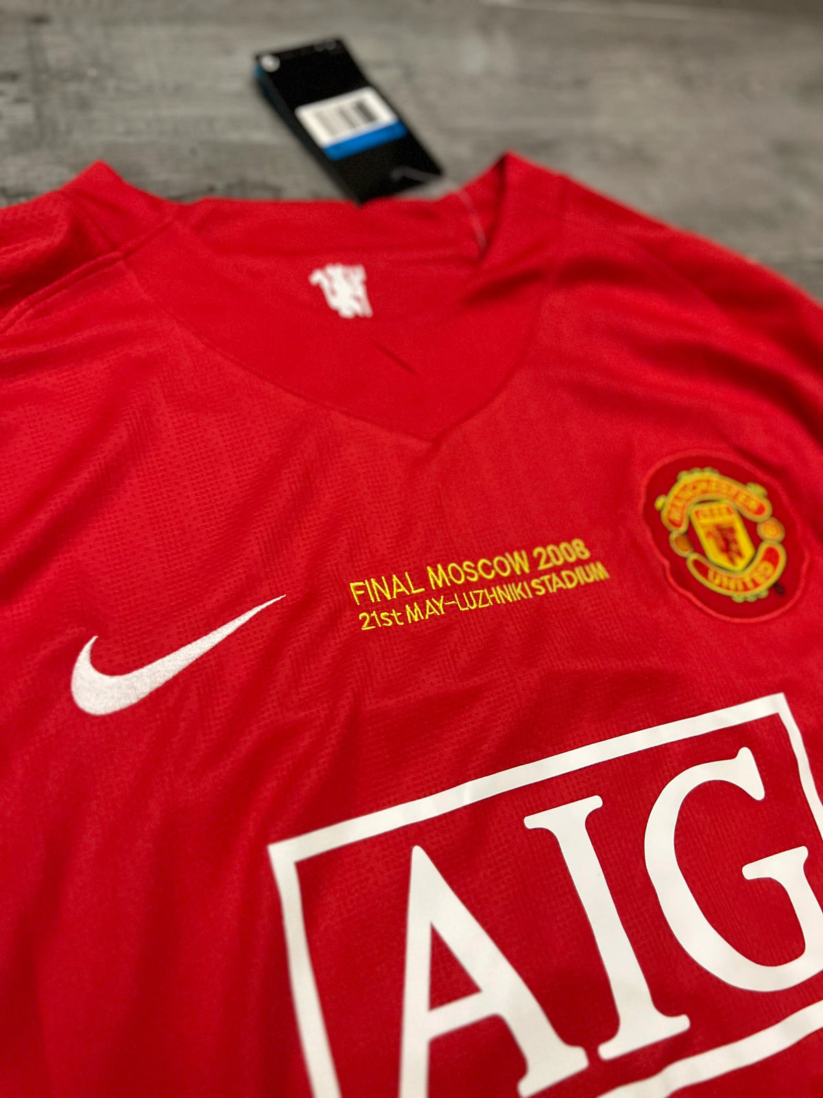 Trikot Long Sleeve Manchester United 2007/2008 - Red