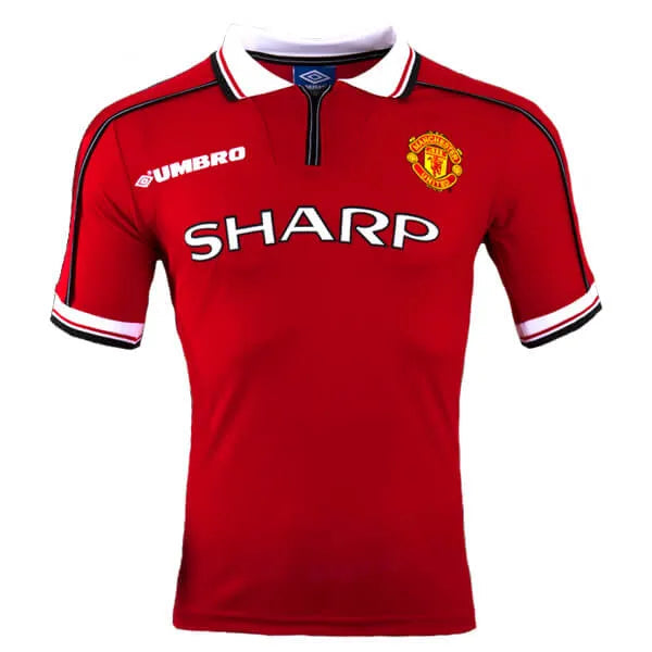 Trikot Manchester United Retro 98/99 com Patch - Red