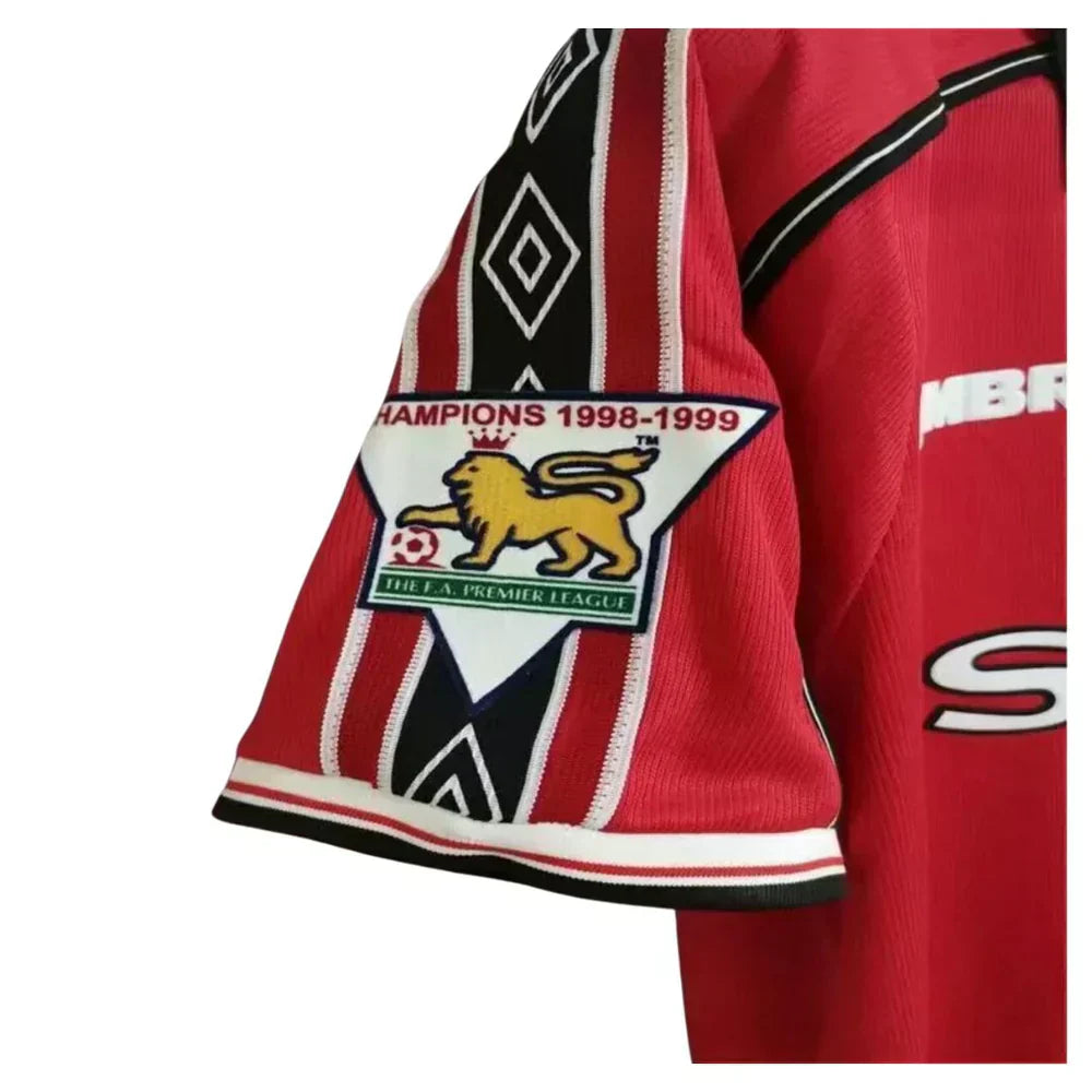 Trikot Manchester United Retro 98/99 com Patch - Red